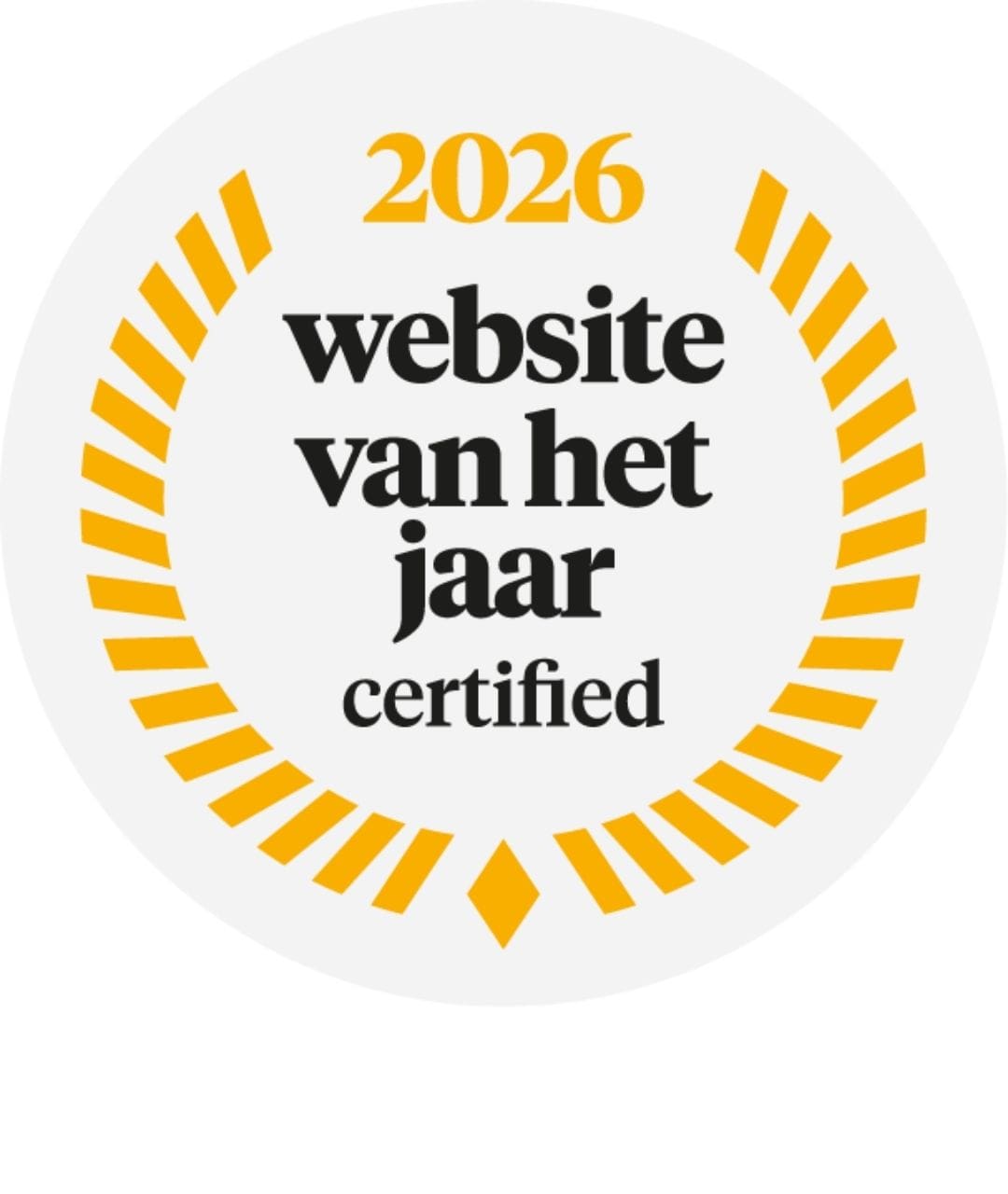 Website of the Year 2026 certified